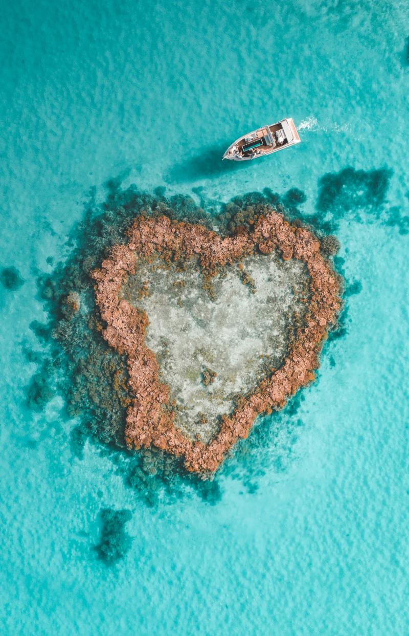 Heart Reef, Whitsundays, Queesnland © Saltywings