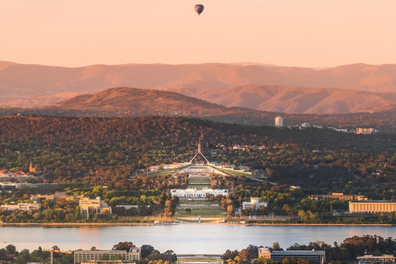 澳大利亚，堪培拉，安斯利山 ©️ Rob Mulally for VisitCanberra 版权所有
